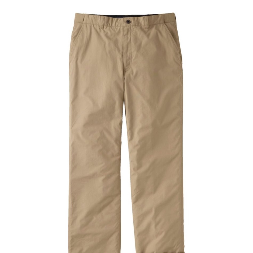 L.L. Bean Men's PrimaLoft® Lined Chinos - Men’s 36”x29”
